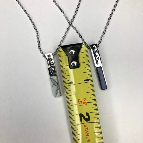 POSHBOSS Necklace Poshmark granite silver jewelry - Picture 4 of 8